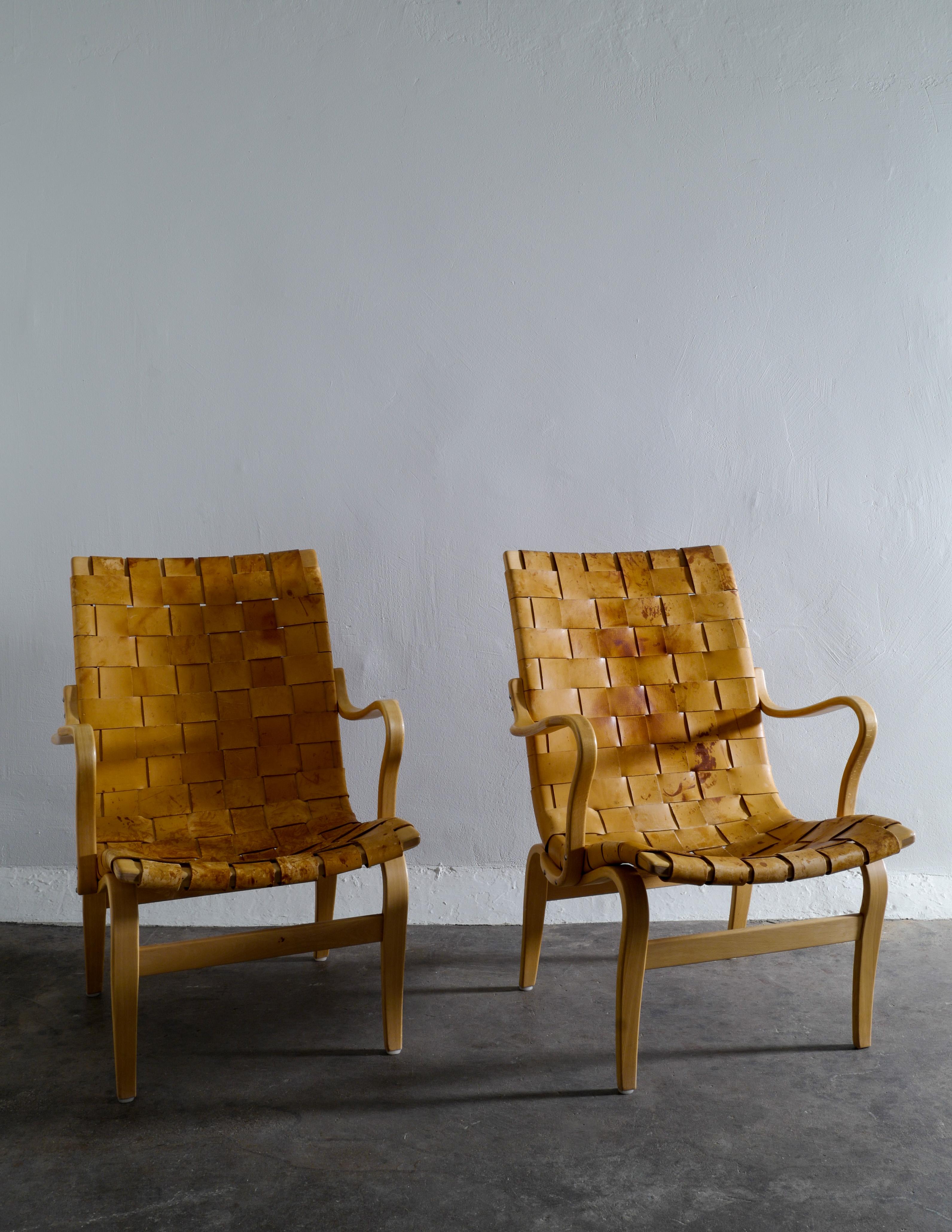 Swedish Pair of Bruno Mathsson 