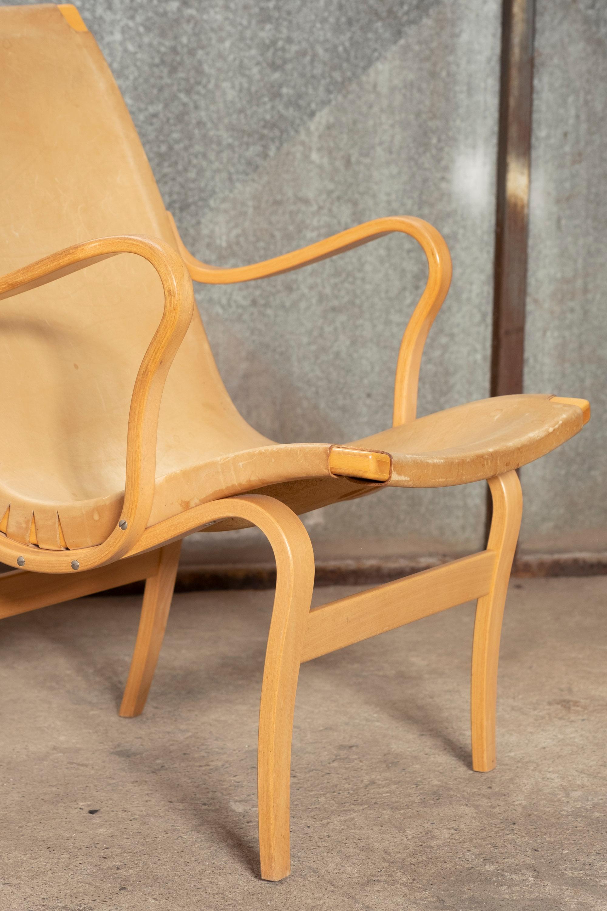 Scandinave moderne Paire de fauteuils de salon Eva de Bruno Mathsson par Dux, Suède en vente
