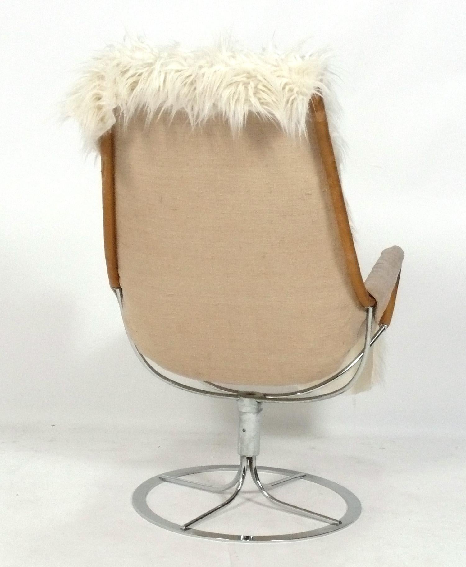 Mid-Century Modern Paire de chaises longues Jetson de Bruno Mathsson en vente