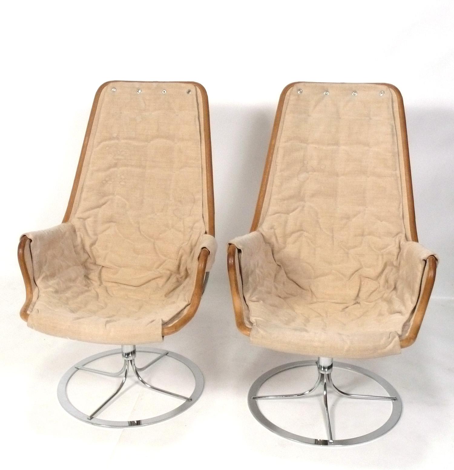 Fin du 20e siècle Paire de chaises longues Jetson de Bruno Mathsson en vente