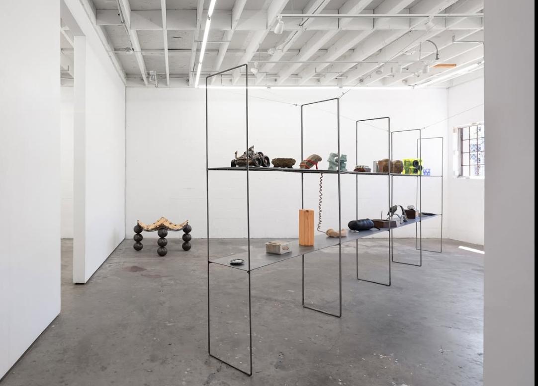 Pair of brushed steel Ultra Minimalist Custom Modular Shelving Units In Good Condition For Sale In Los Angeles, CA