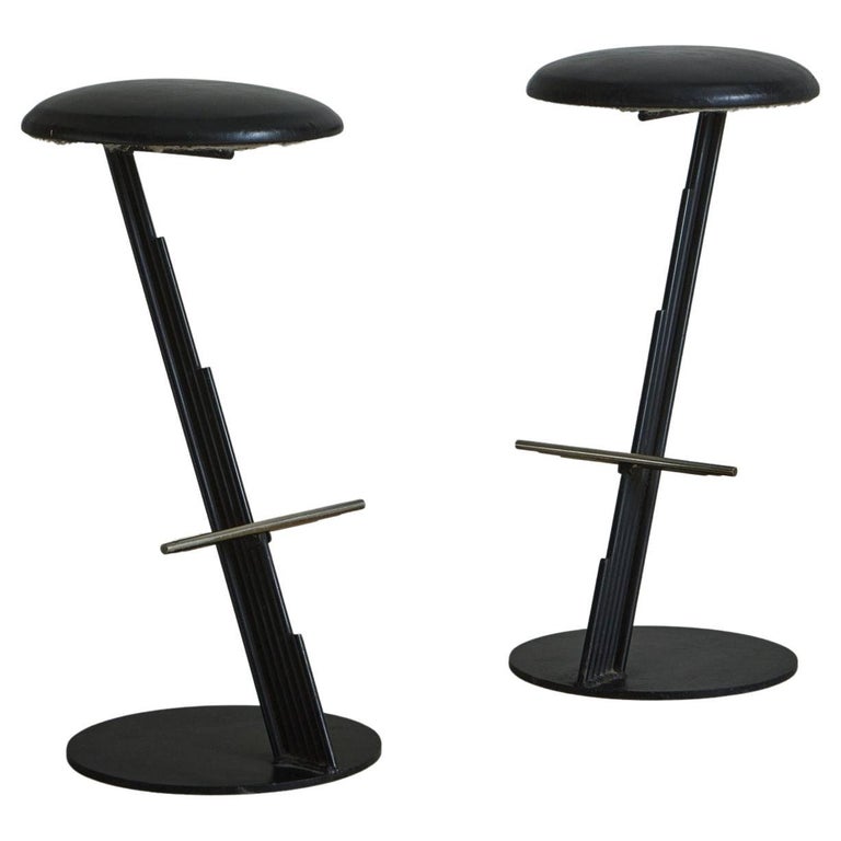 Cantilevered Work Bench Stools For Sale at 1stDibs
