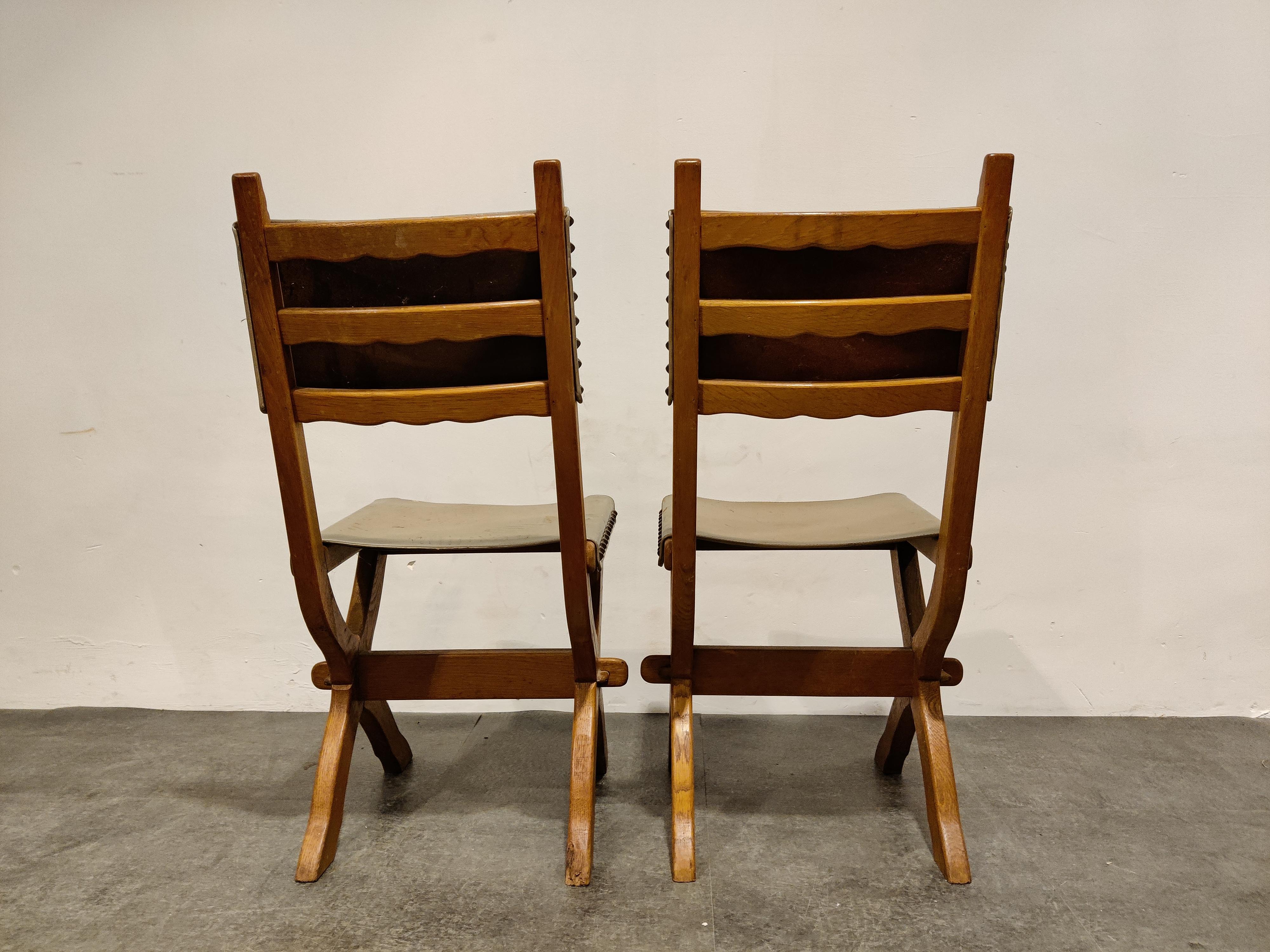 Mid-20th Century Pair of Brutalist Chairs, 1960s