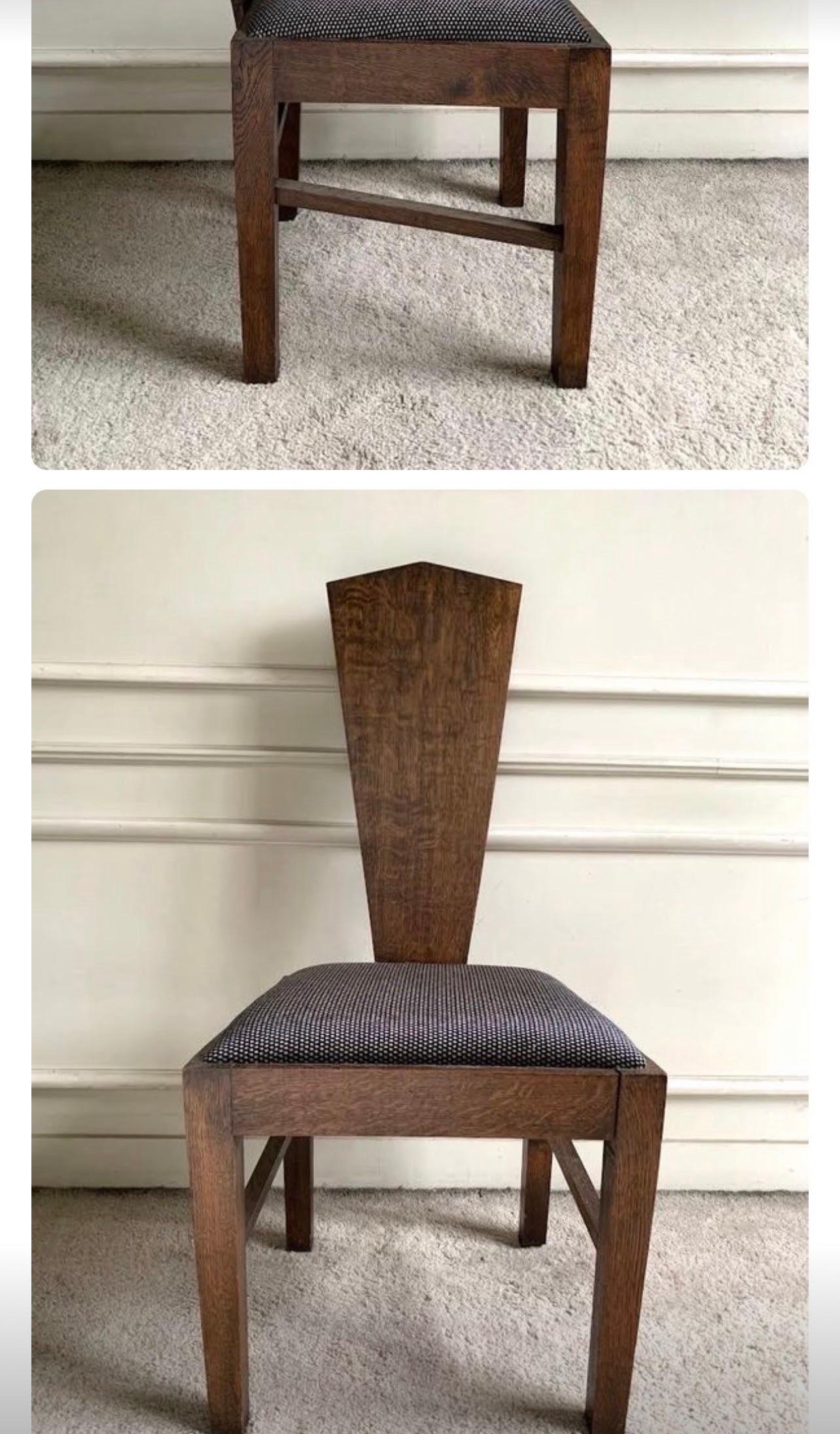 Modern Pair of Brutalist Chairs