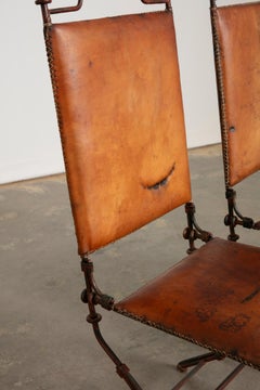 Pair of Brutalist Ilana Goor attributed Chairs