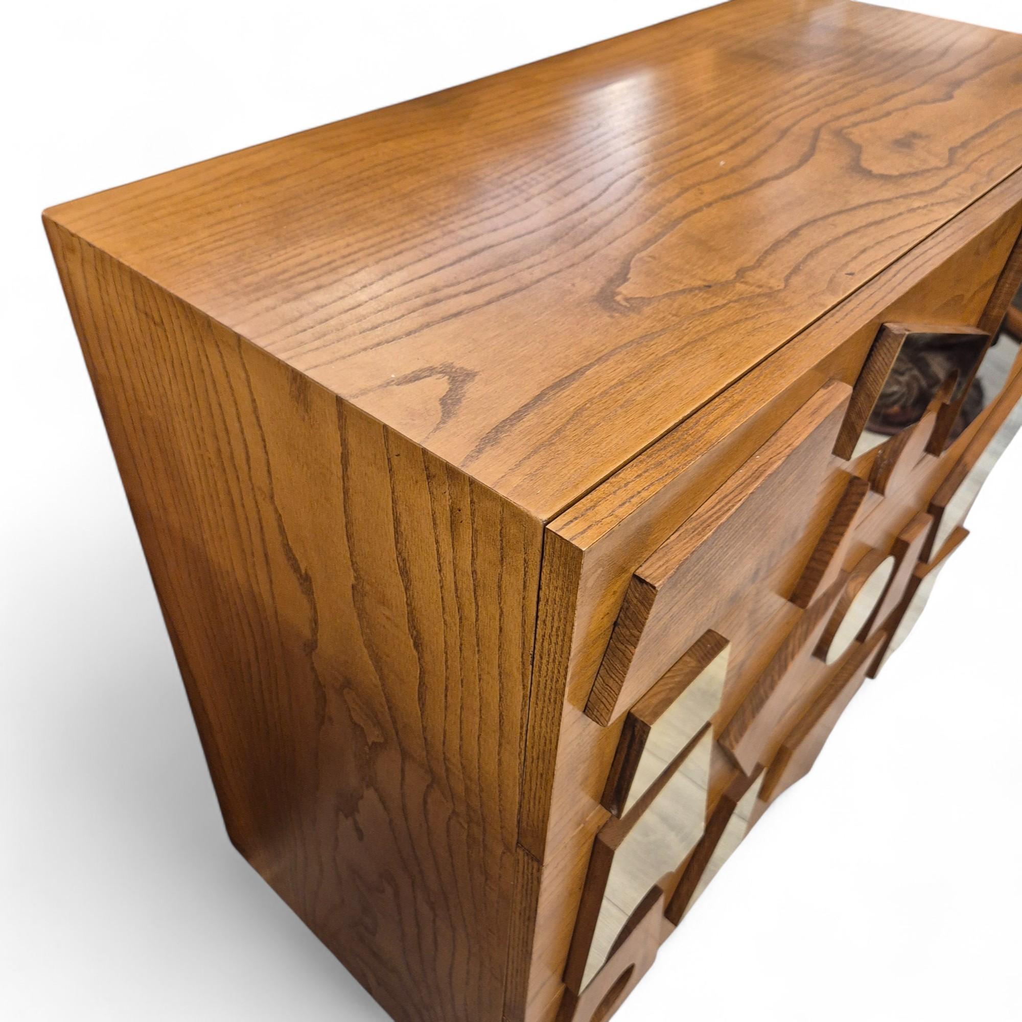 Pair of Brutalist Patchwork Dressers in the Style of Paul Evans, 20th Century For Sale 5