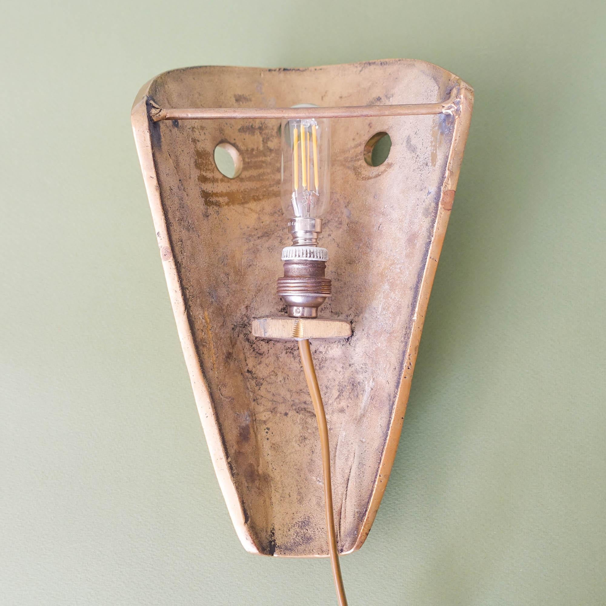 Pair of Brutalist Sconces by David Marshall, 1980's 5