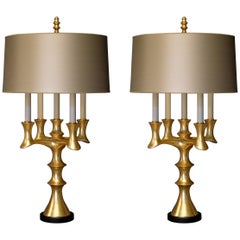 Pair of Brutalist Table Lamps