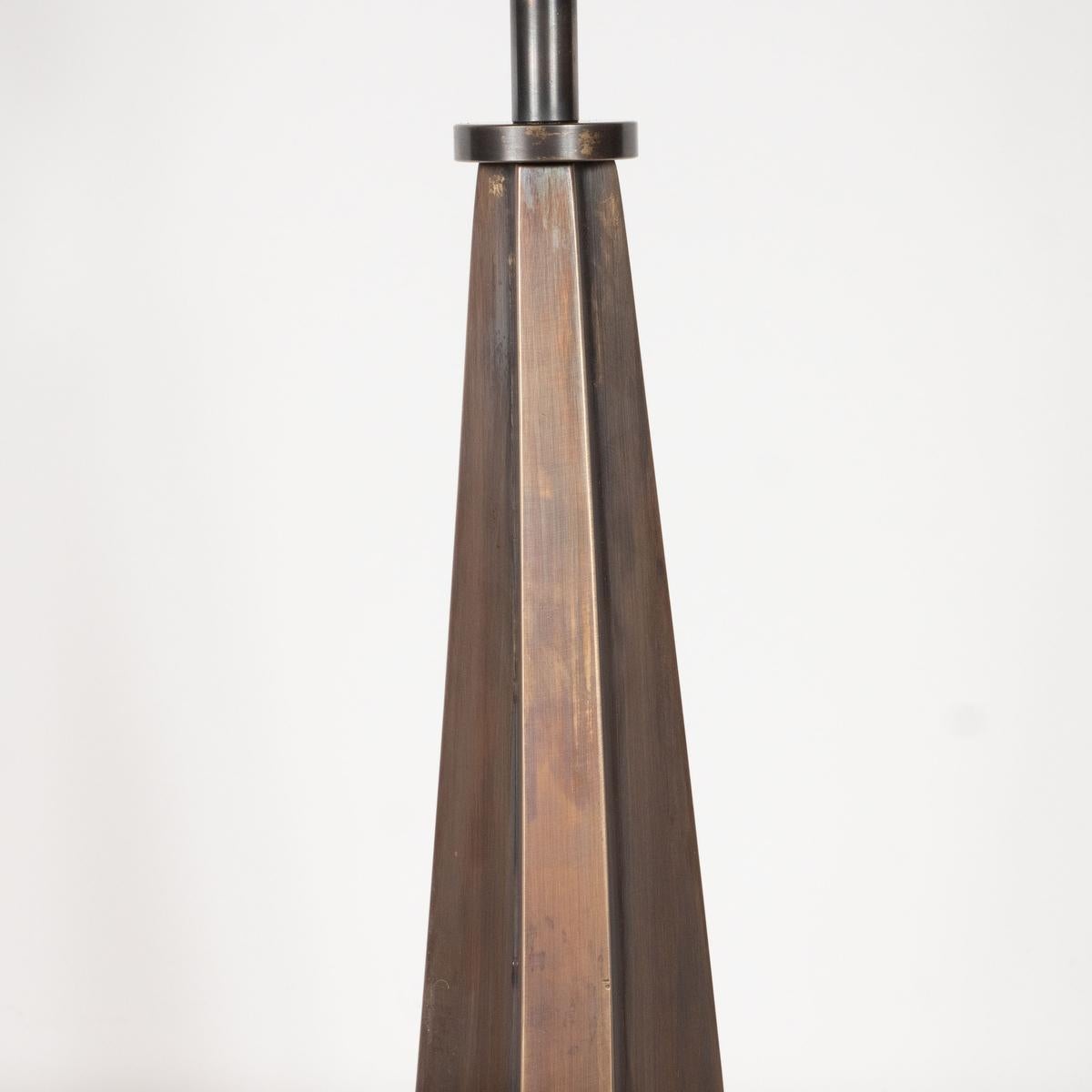 Pair of Brutalist Tripod Lamps by Marcelo Bessa For Sale 7