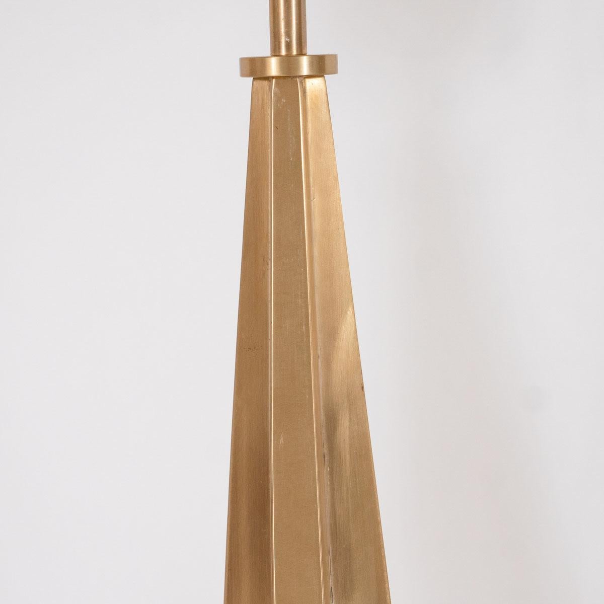 Pair of Brutalist Tripod Table Lamps by Marcelo Bessa For Sale 1