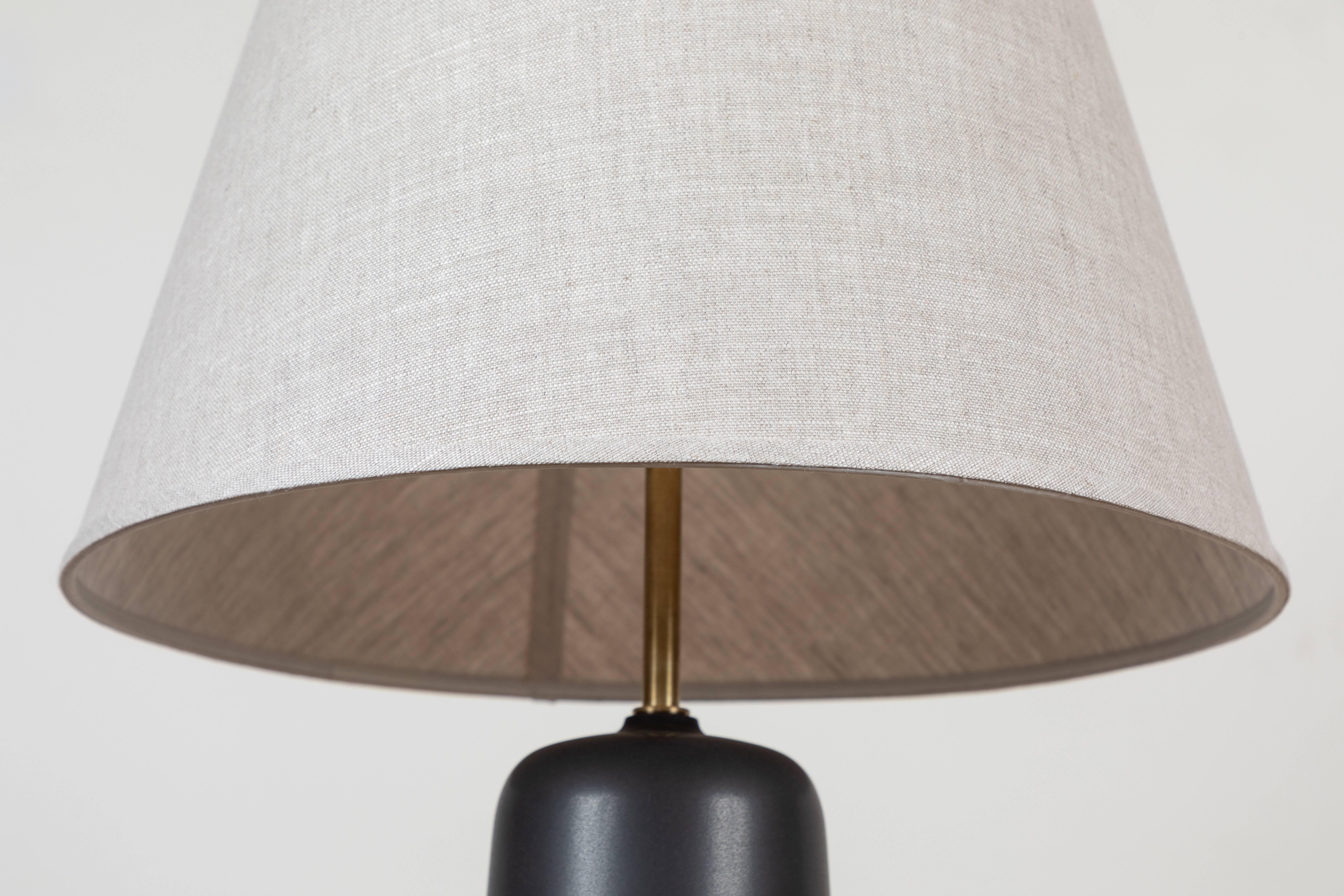 Mid-Century Modern Pair of Bryce Lamps by Stone and Sawyer for Lawson-Fenning