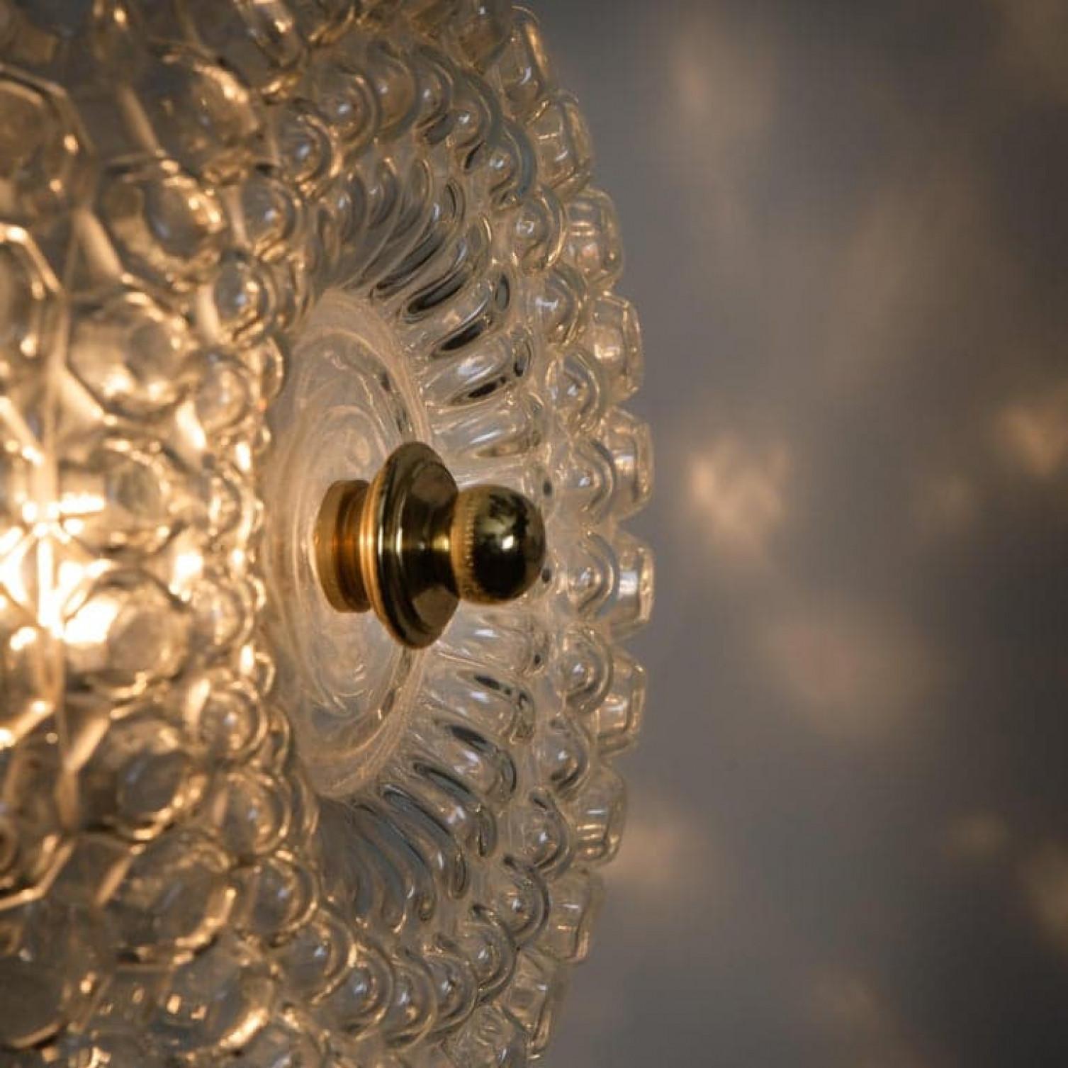 Pair of Bubble Flush Mounts/Wall Sconces by Limburg, 1960s For Sale 2