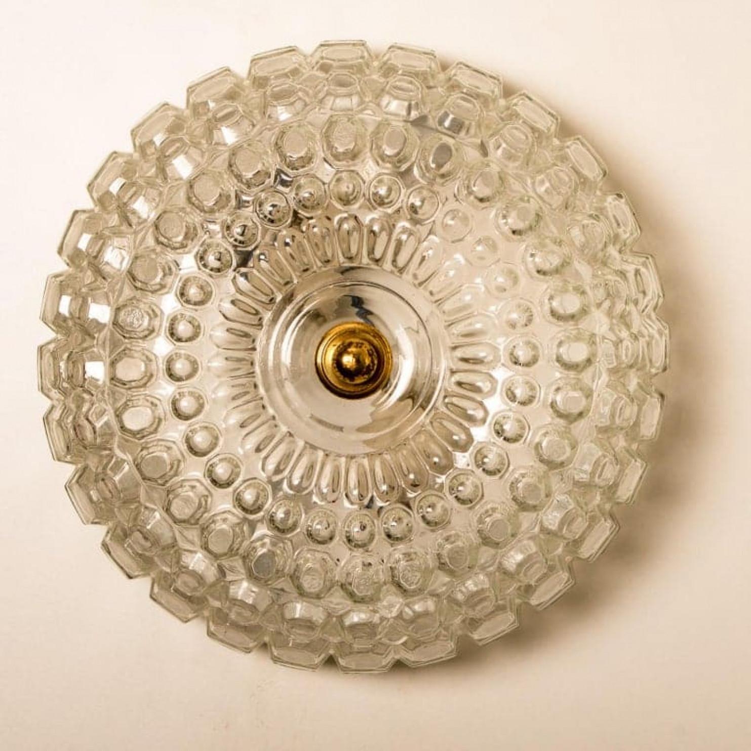 Pair of Bubble Flush Mounts/Wall Sconces by Limburg, 1960s For Sale 4