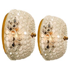 Pair of Bubble Flush Mounts/Wall Sconces by Limburg, 1960s