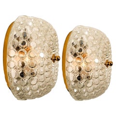 Pair of Bubble Flush Mounts/Wall Sconces by Limburg, 1960s