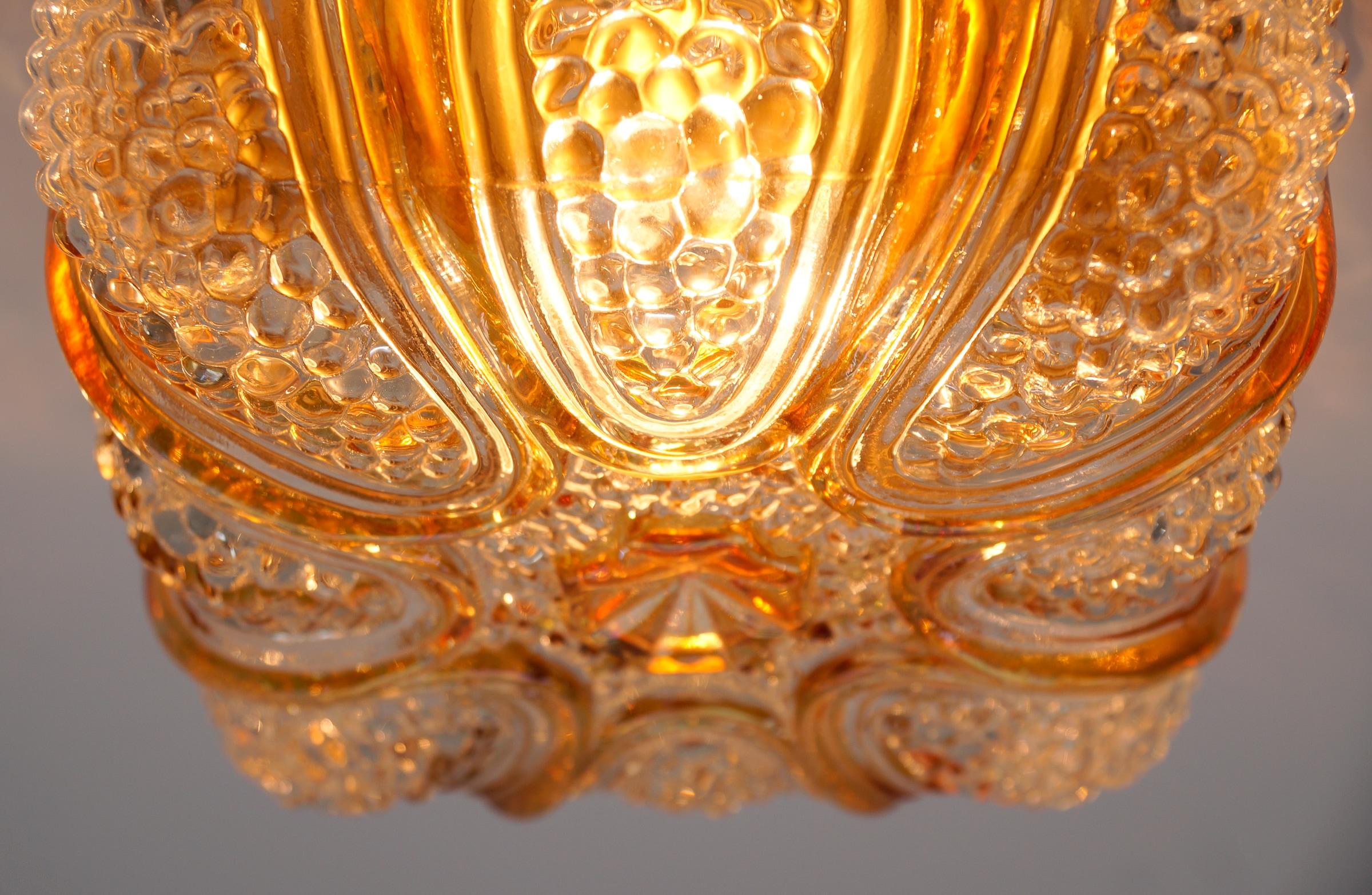 Pair of Bubble Glass Wall Lamps or Flush Mounts, 1960s Limburg For Sale 9