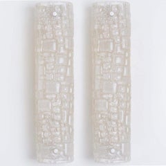 Pair of Bubble Glass Wall Light Fixtures, Germany, 1960