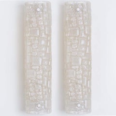 Pair of Bubble Glass Wall Light Fixtures, Germany, 1960