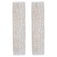 Pair of Bubble Glass Wall Light Fixtures, Germany, 1960