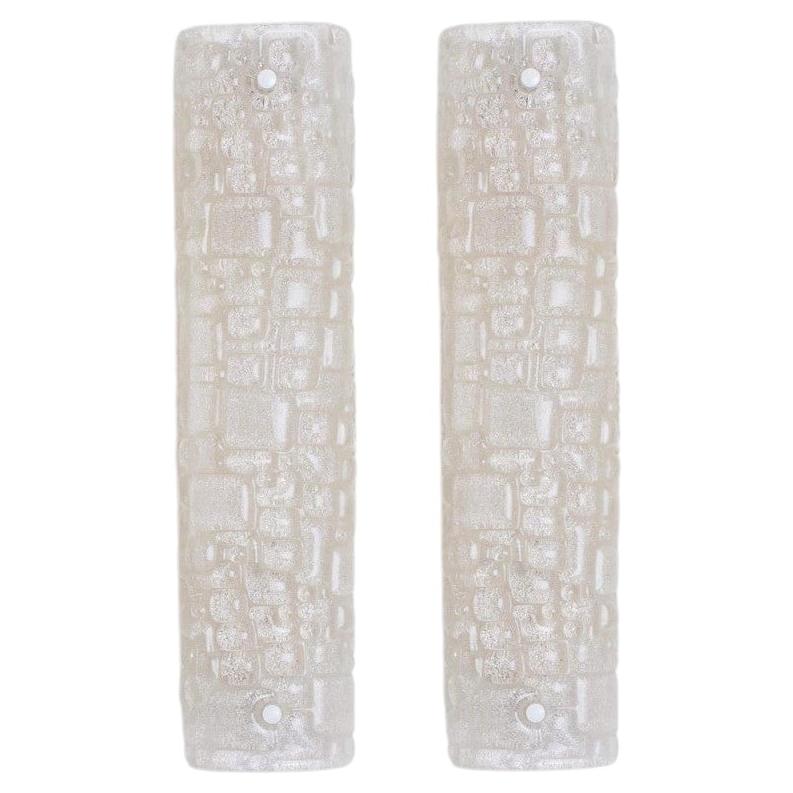 Pair of Bubble Glass Wall Light Fixtures, Germany, 1960 For Sale