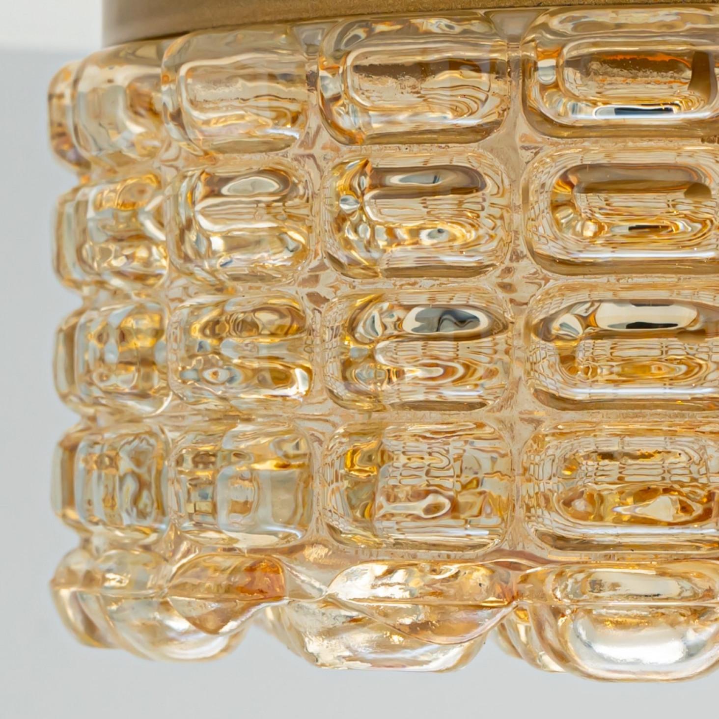 Paire d'appliques/appliques en verre bullé par Tynell, 1960 en vente 5