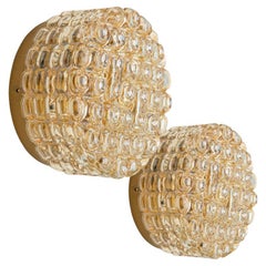 Pair of Bubble Glass Wall Lights/Flush mounts by Tynell, 1960