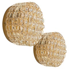 Pair of Bubble Glass Wall Lights/Flush mounts by Tynell, 1960