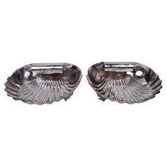 Pair of Buccellati Classical Sterling Silver Scallop Shell Bowls