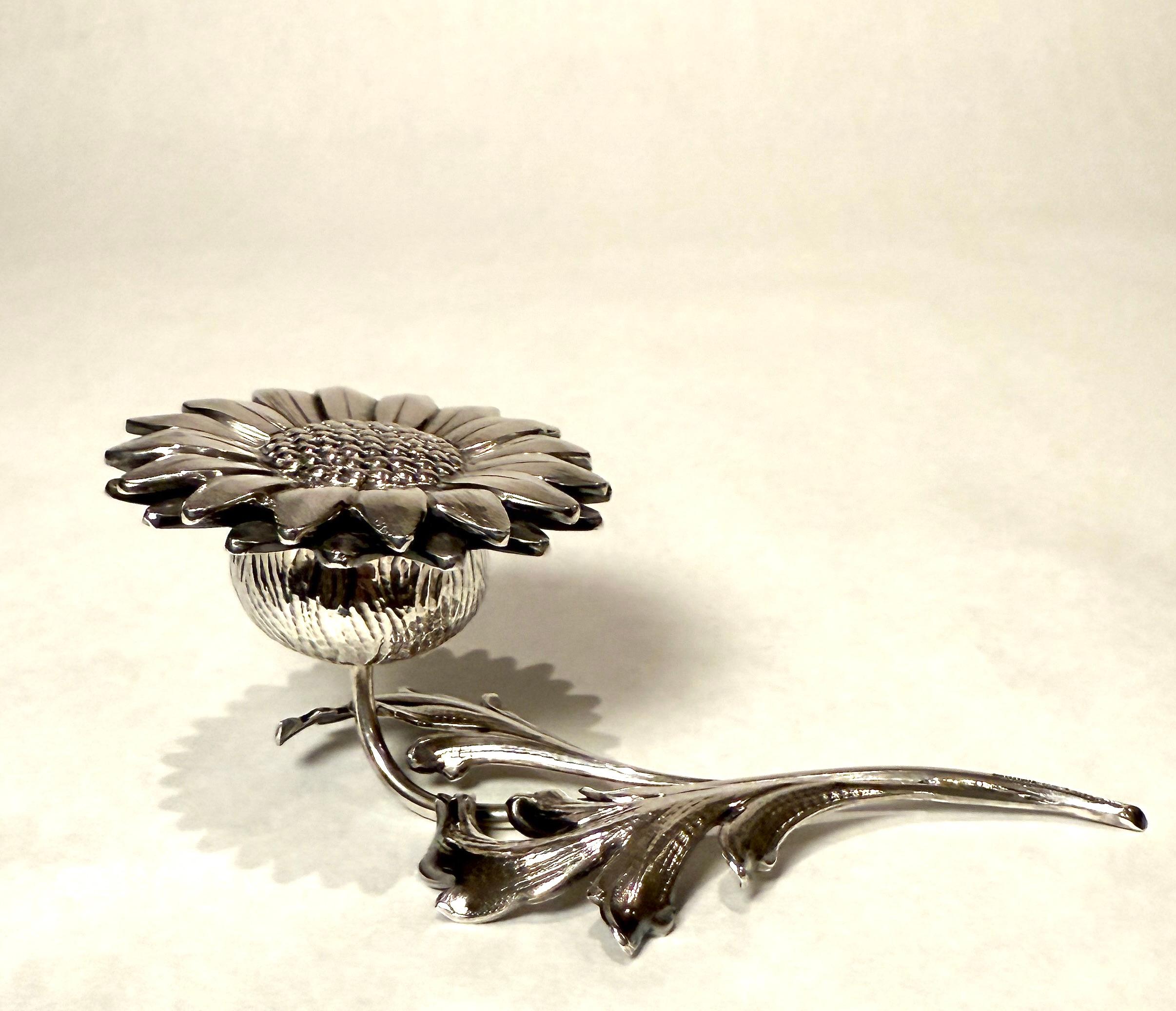 Hand-Crafted Pair Of Buccellati Sterling Silver Tabletop Pomanders