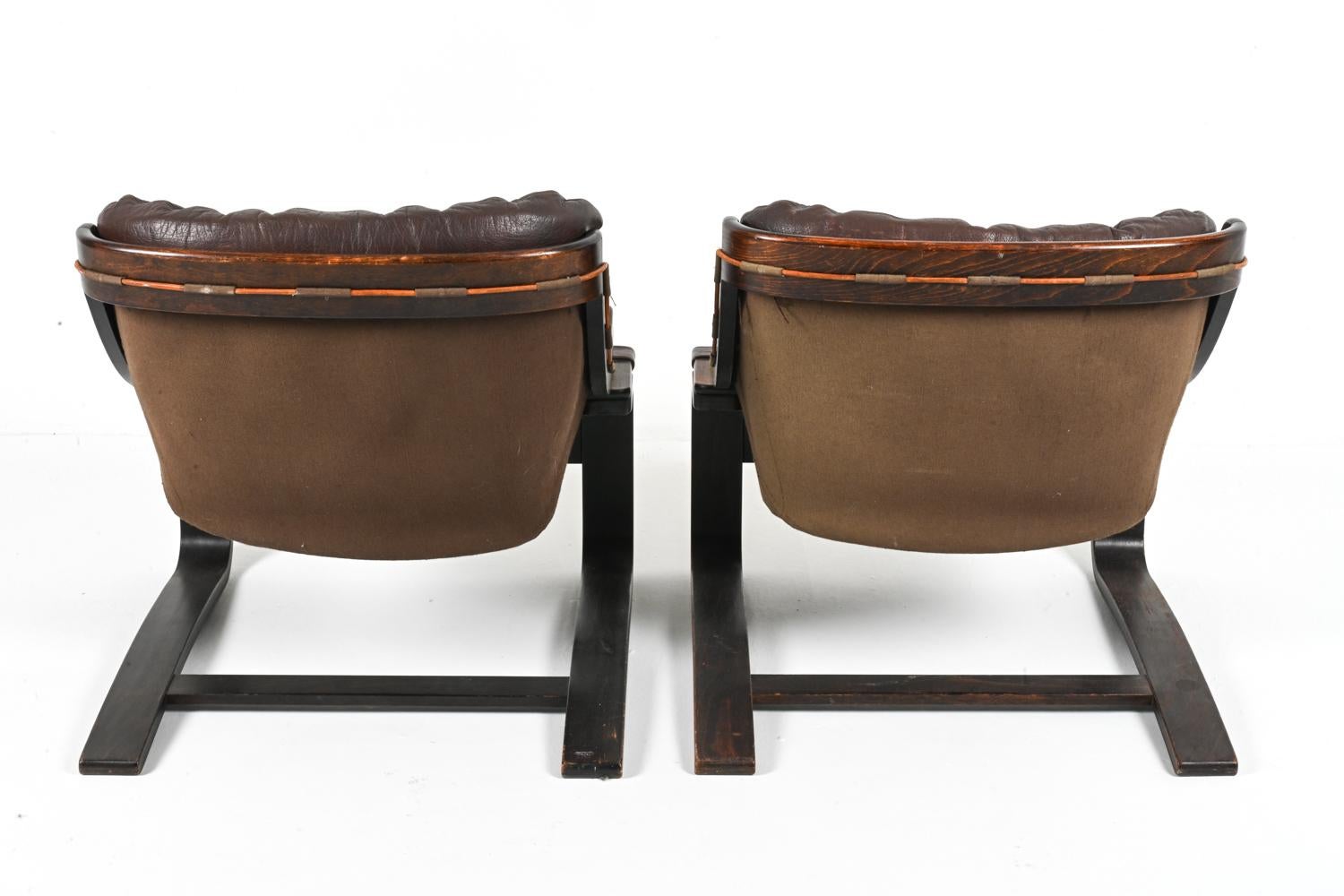 Pair of Buffalo Leather 