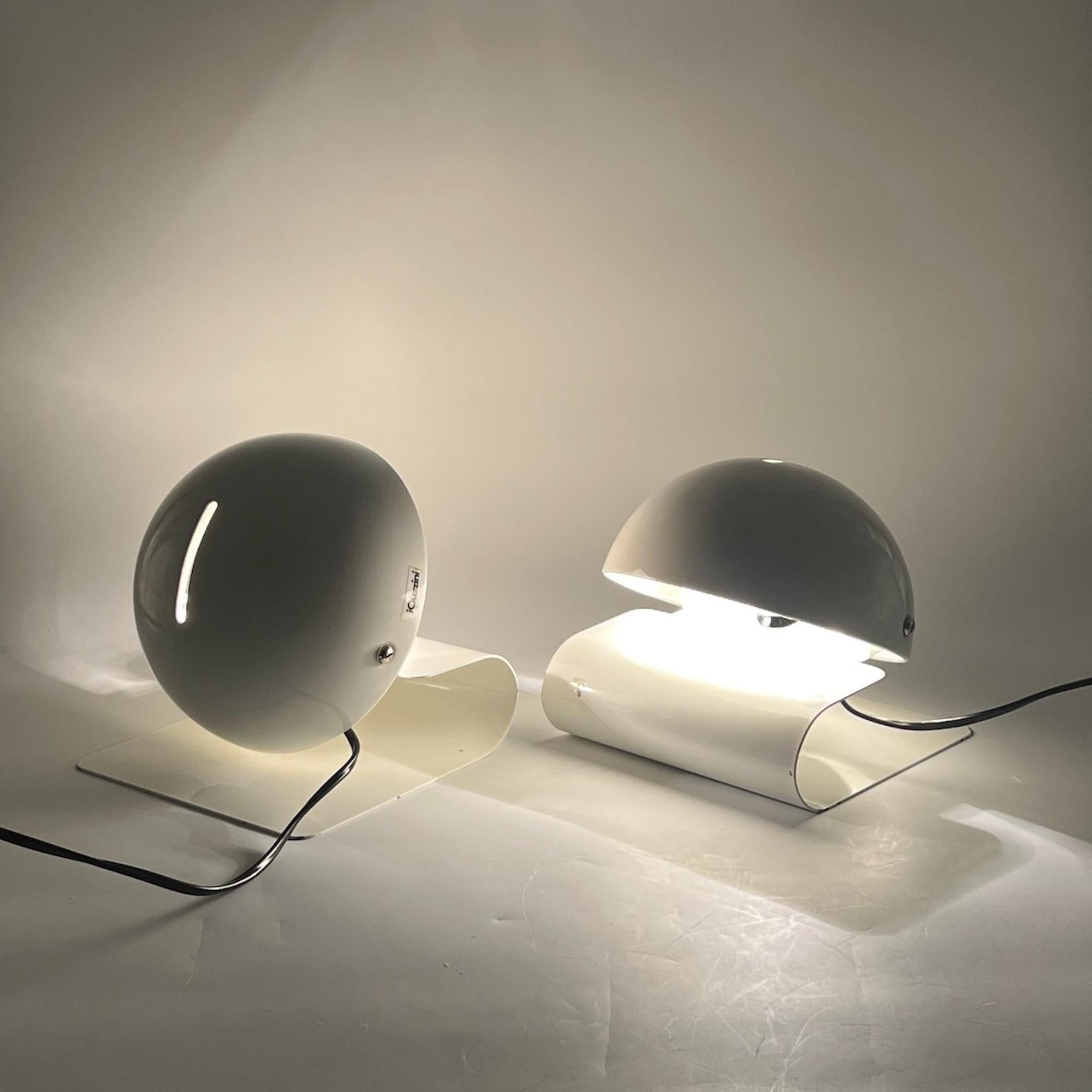 Pair of ‘Bugia’ Lamps by Giuseppe Cormio for iGuzzini, 1970s