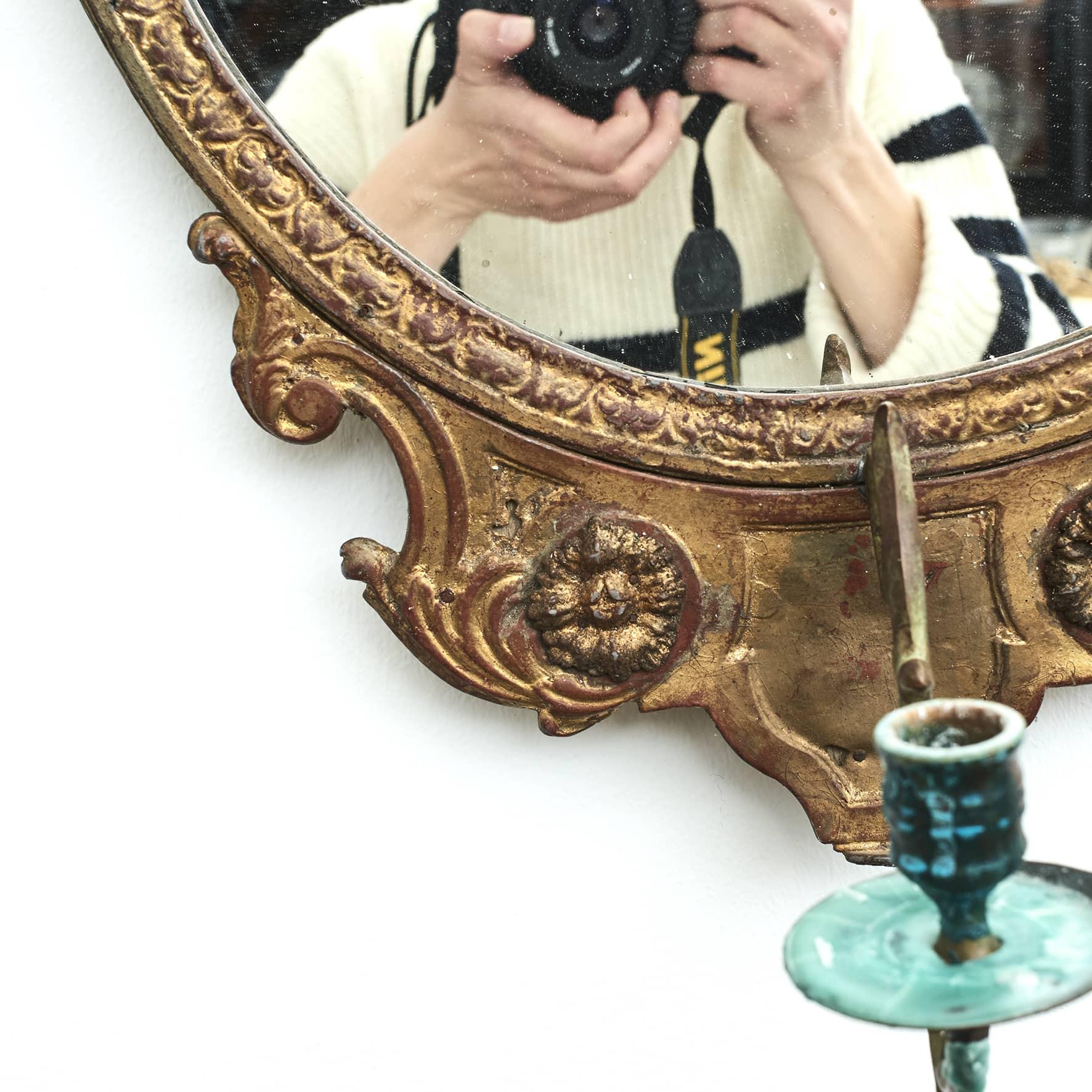 Pair of Burchard Precht Baroque Mirrors Sconceres 6