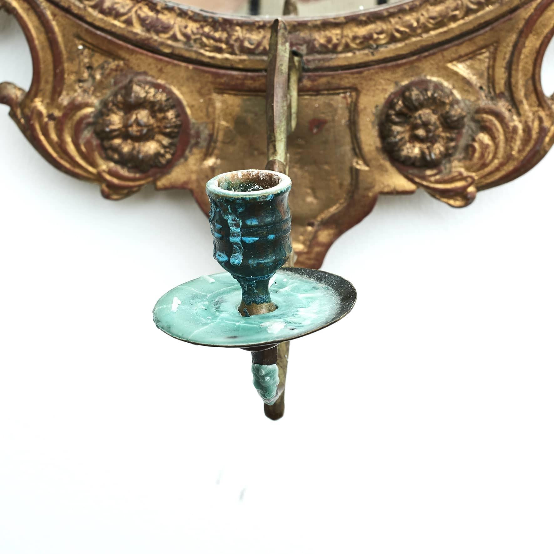 Pair of Burchard Precht Baroque Mirrors Sconceres 2