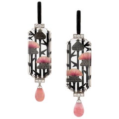 Pair of Burdock Earrings by Ilgiz F
