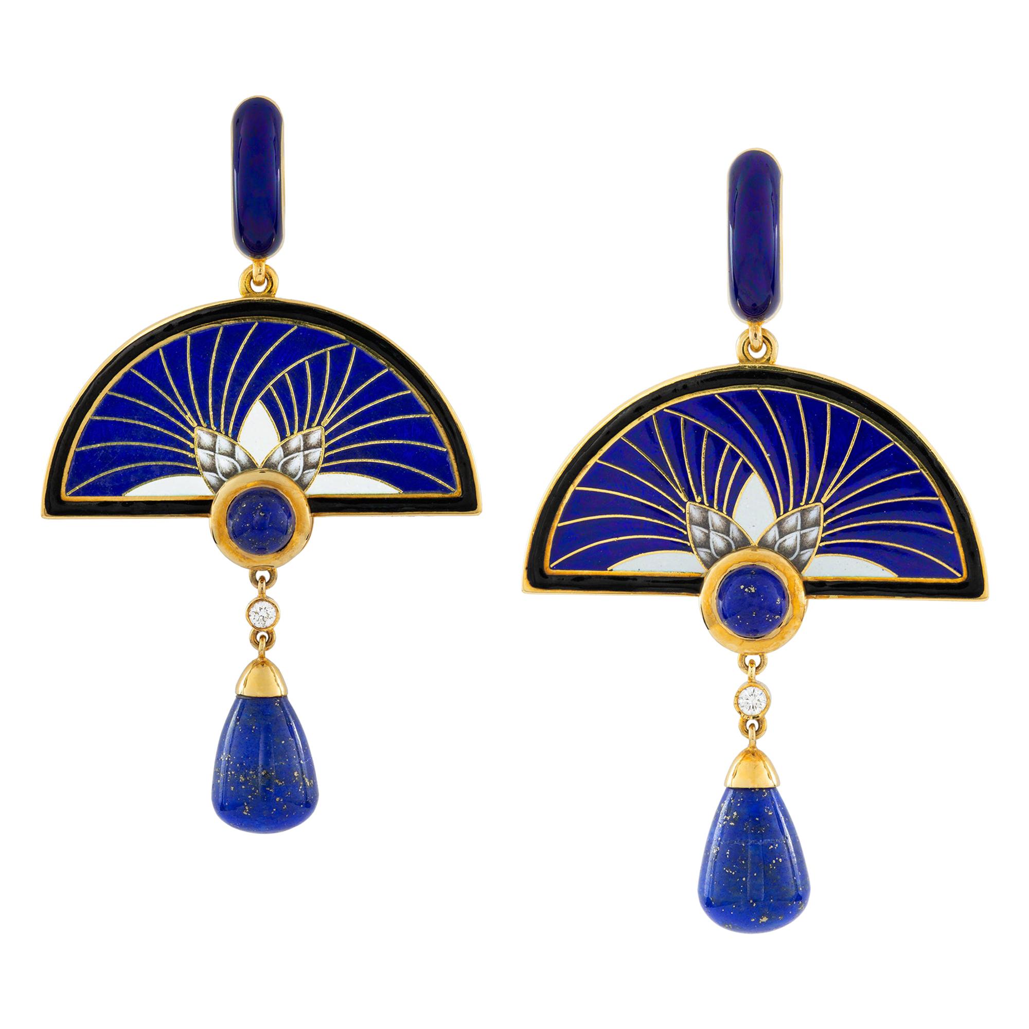 Ein Paar Burdock-Ohrringe von Ilgiz F