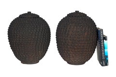 Pair of Burkina Faso Lobi Pots