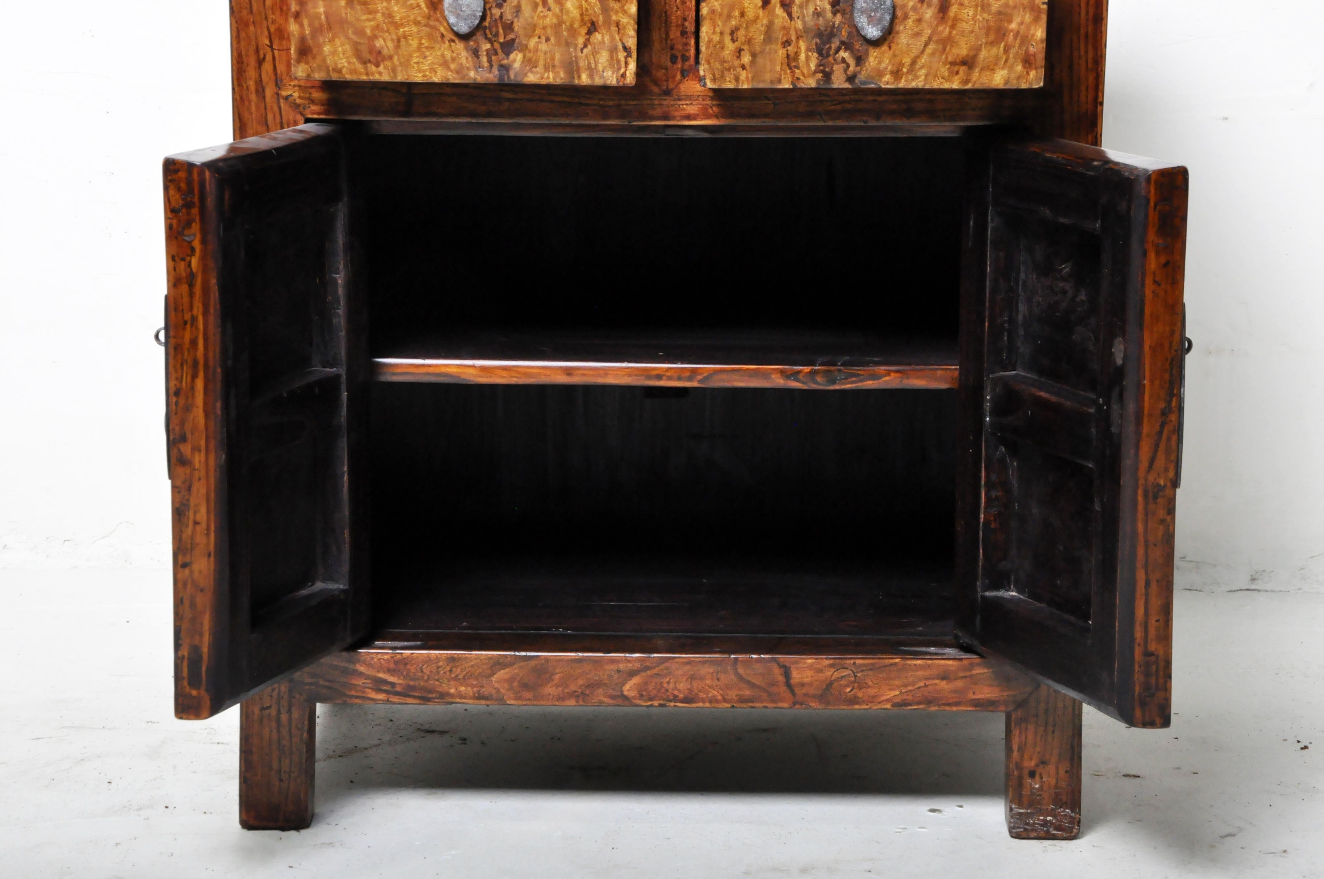 Pair of Burlwood Bedside Chests 12
