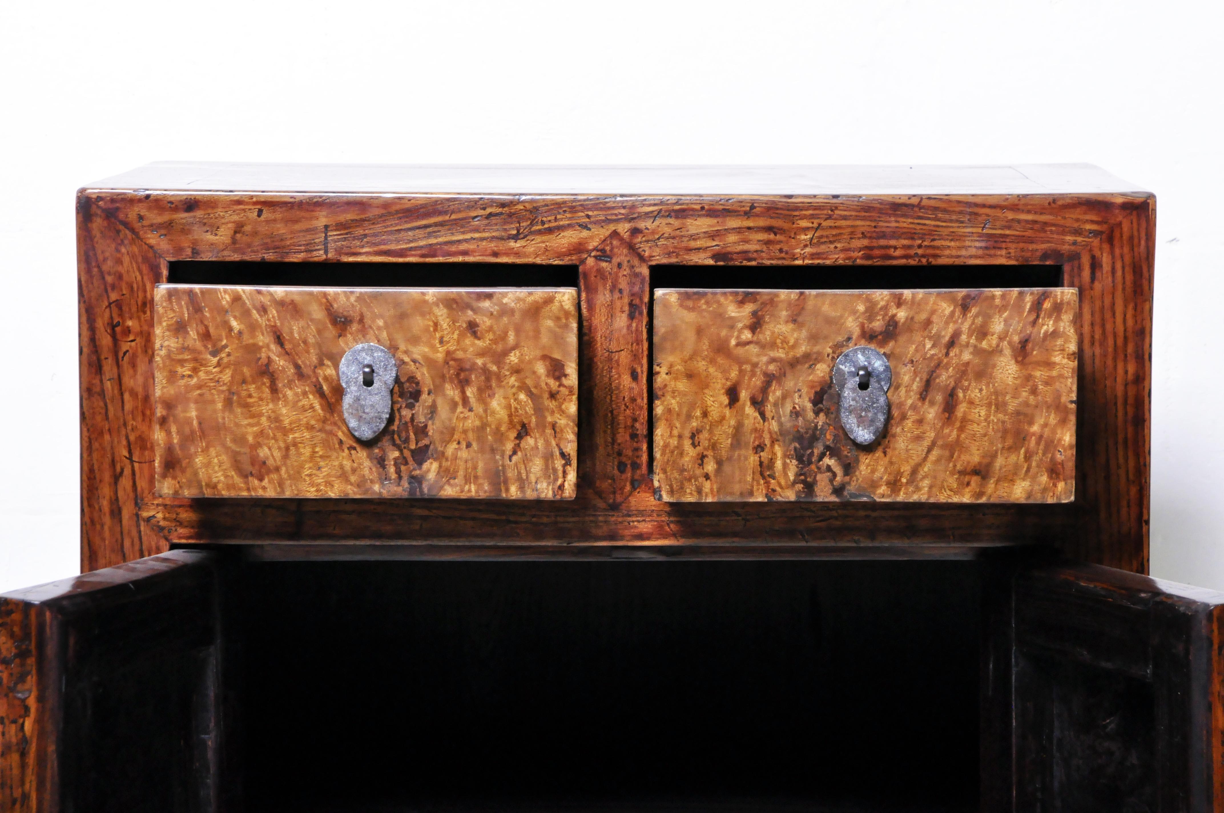 Pair of Burlwood Bedside Chests 13