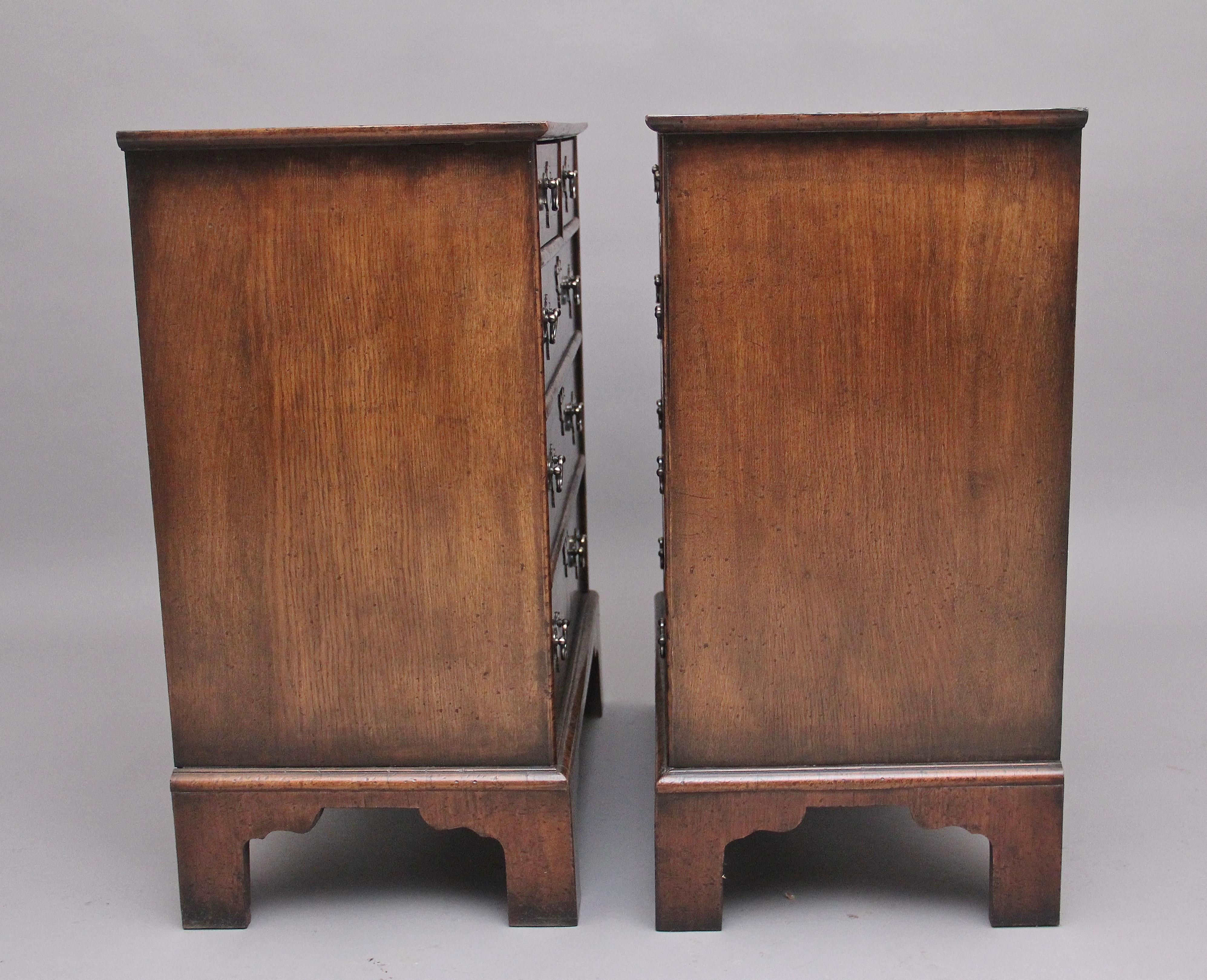 Pair of burr walnut chests in the George I style In Excellent Condition For Sale In Martlesham, GB