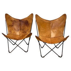 Vintage Pair Of Butterfly Chairs for Knoll