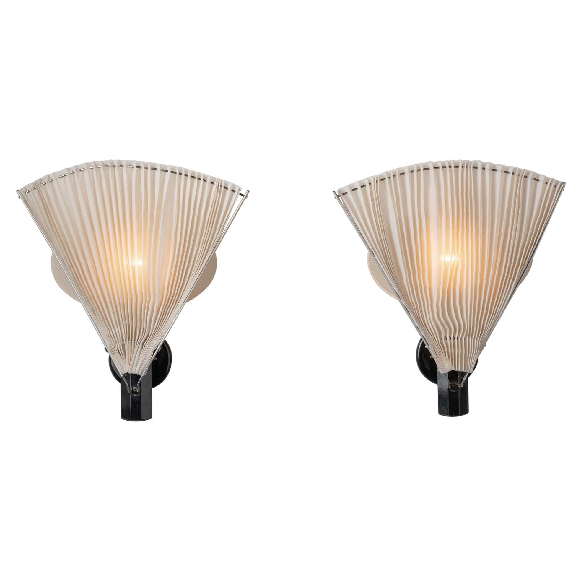 Pair of "Butterfly" Sconces by Afra and Tobia Scarpa for Flos