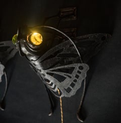 Pair of Butterfly Sconces by Alessandro Mazzucotelli
