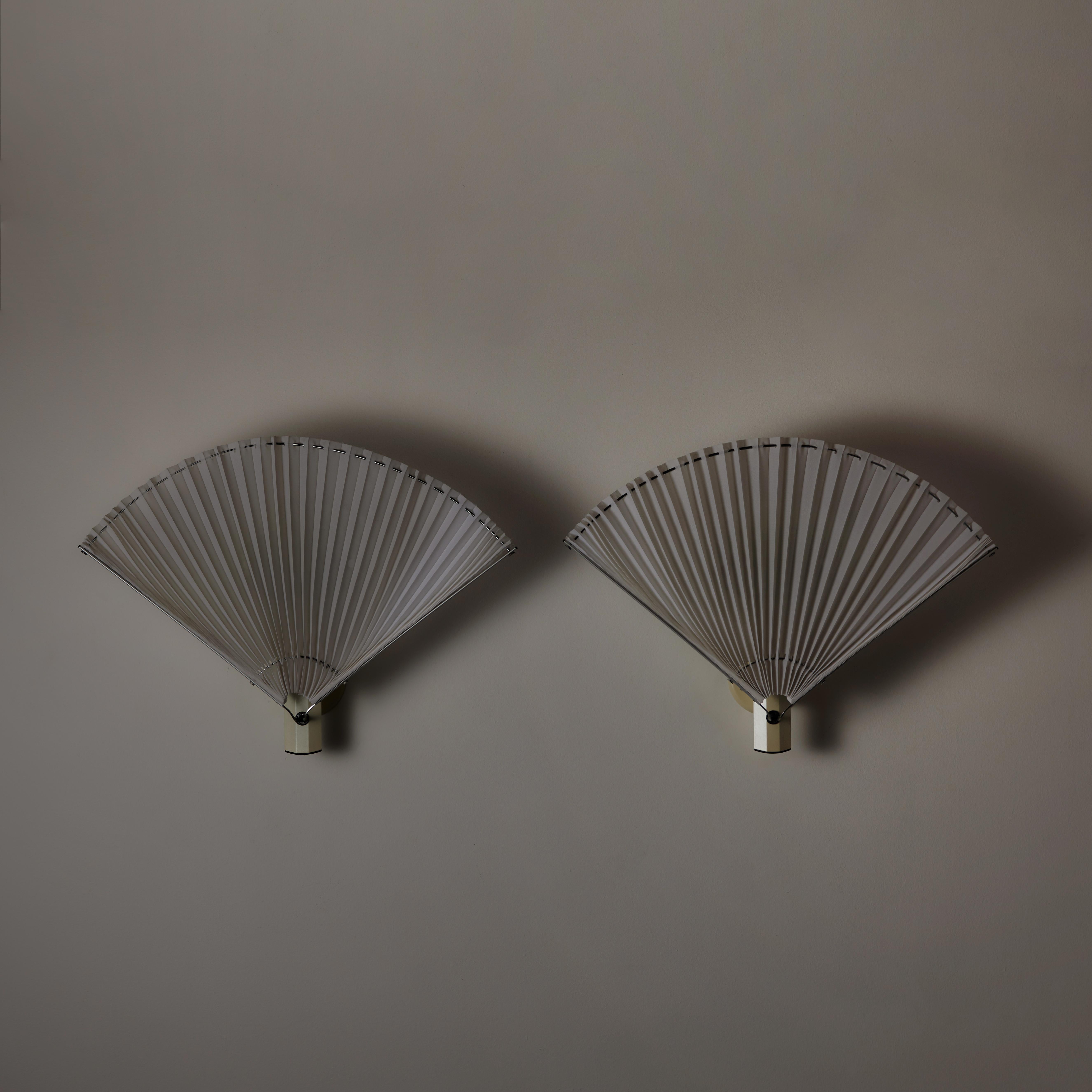Mid-Century Modern Pair of ‘Butterfly’ Sconces by Tobia and Afra Scarpa for Flos