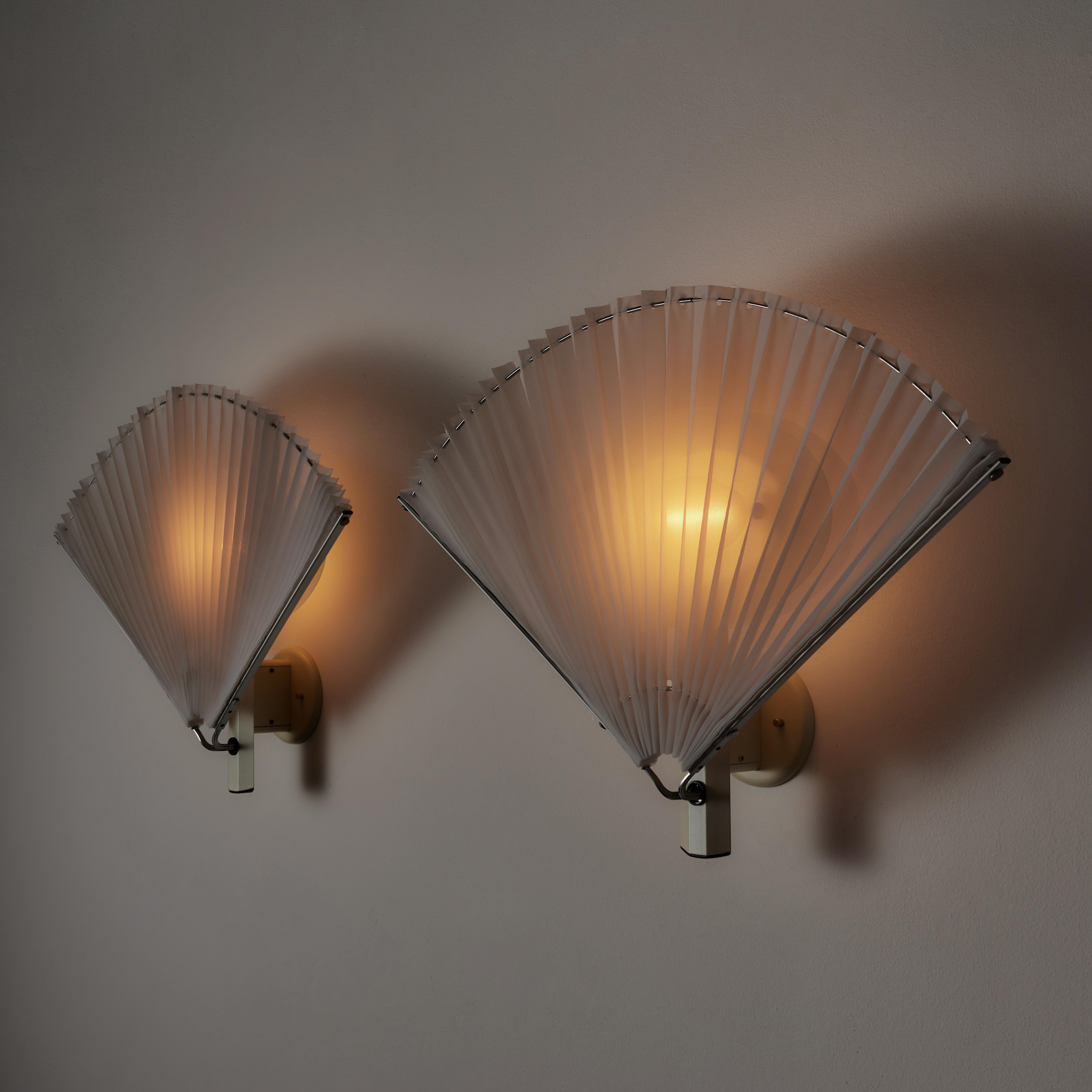 Late 20th Century Pair of ‘Butterfly’ Sconces by Tobia and Afra Scarpa for Flos