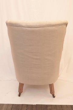 Pair of Button-Back Armchairs