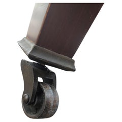 Pair of Button Tufted Leather Club Chairs from Bloomingdales Brothers C 1965