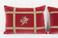 Pair of B.Viz Design Antique Textile Pillows