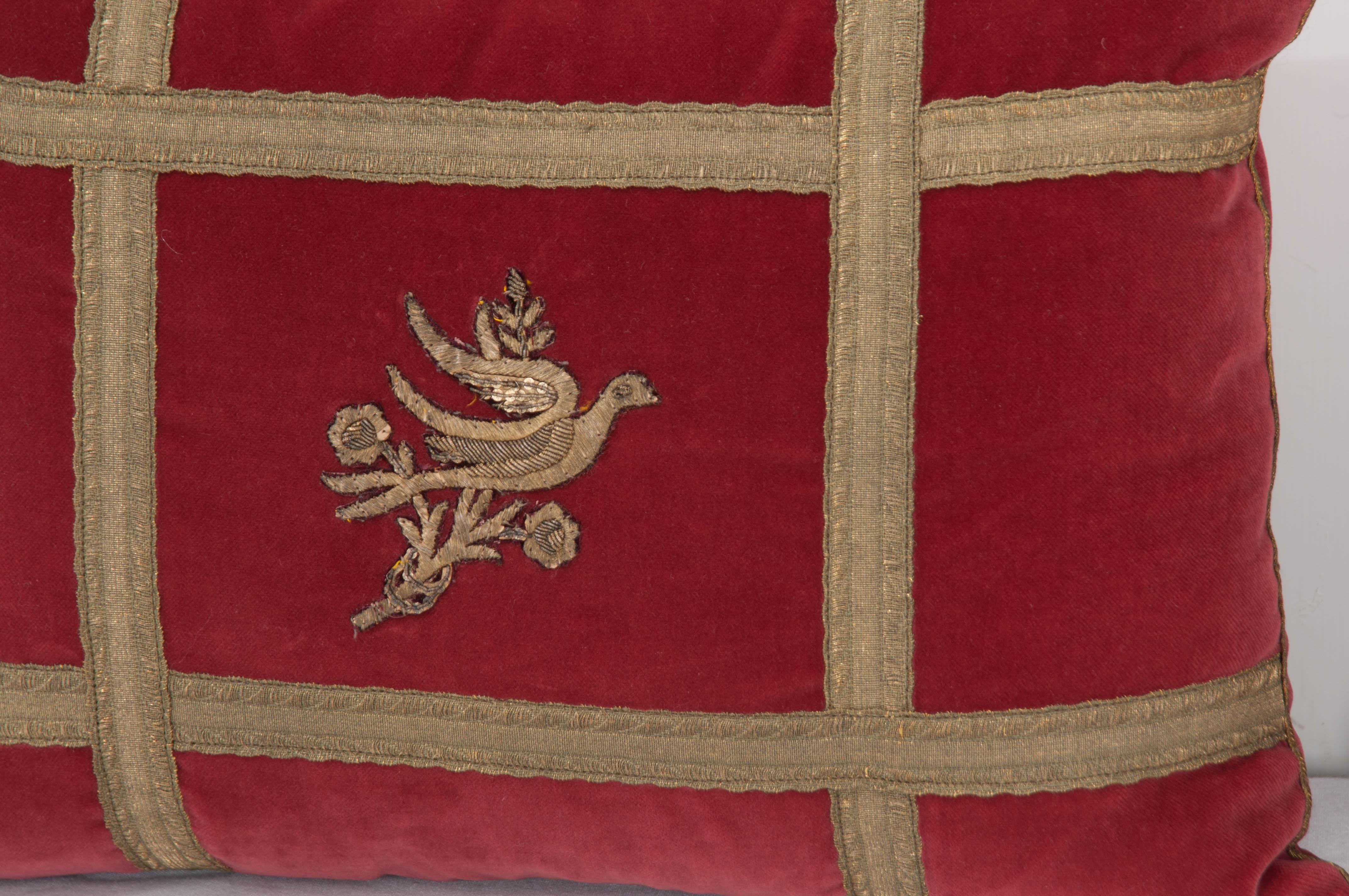 Gilt Pair of B.Viz Design Antique Textile Pillows