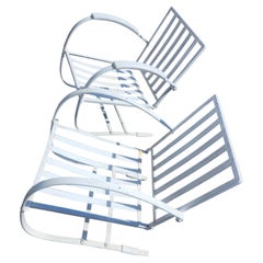 Pair of C1930 Art Deco Spring Lounge Chairs