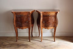 Pair of 19th Century Italian Bedside Tables or Commodes